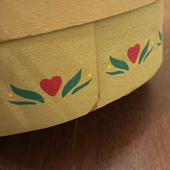 Painted Wooden Box with Fruit Design - Picture 5 of 6